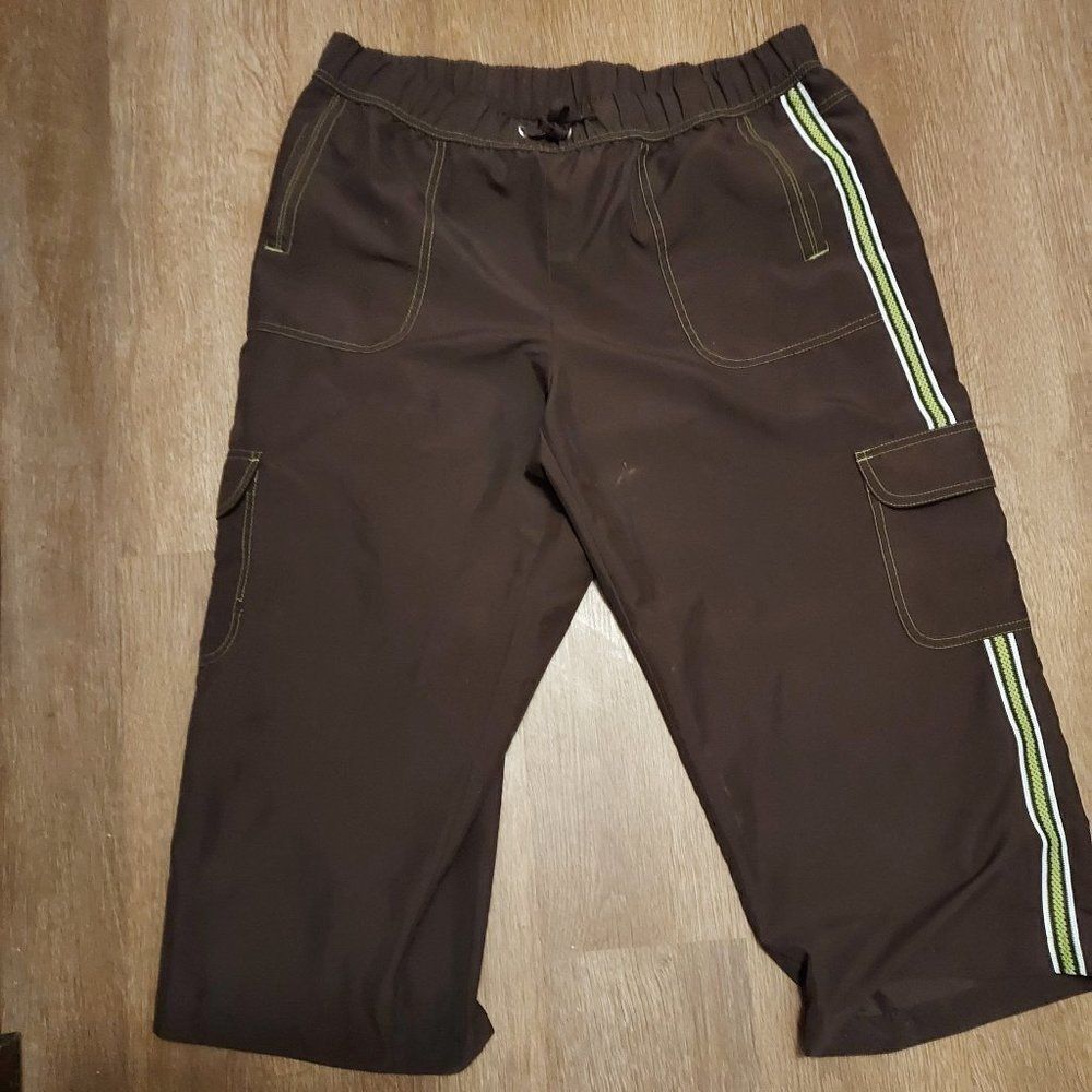 SJB  Active L waist35 rise 11 inseam 21 EX COND Brown
